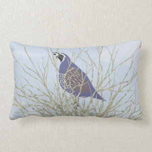 Coussin Rectangle Carreau de Lumbar de cailles