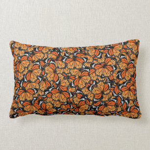 Coussin Rectangle Carreau de Lumbar de papillons de monarque