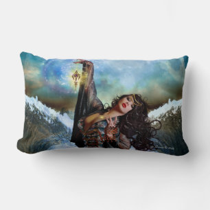 Coussin Rectangle Carreau décoratif d'art magique de sorcière de m