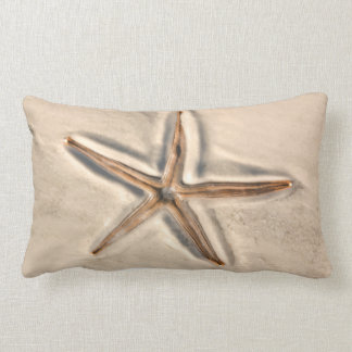 Coussin Rectangle Carreau d'étoiles de mer de plage