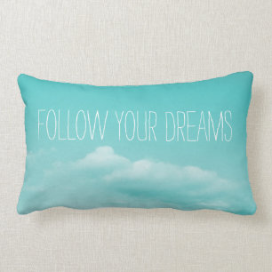 Coussin Rectangle Carreau lombaire inspiré de bleu de turquoise