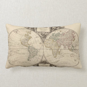 Coussin Rectangle Carte 9 du monde