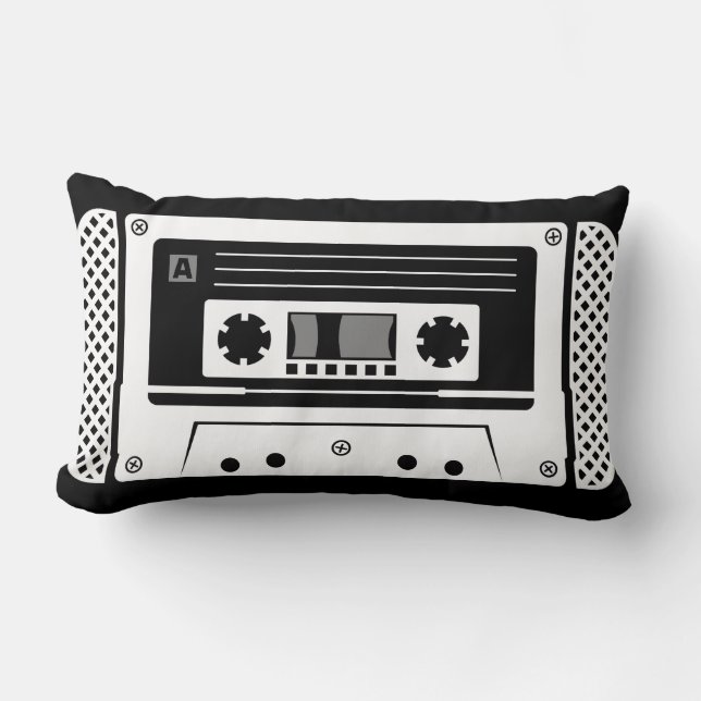 Coussin Rectangle Cassette compacte (Recto)