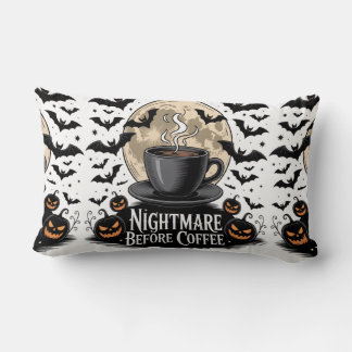 Coussin Rectangle Cauchemar Avant Halloween Café