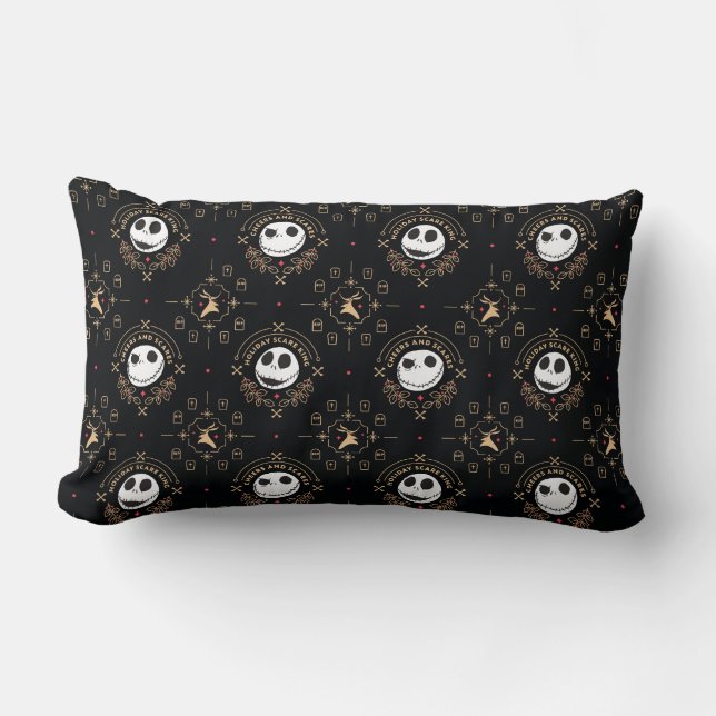 Coussin Rectangle Cauchemar avant Noël | Cheers et araignées (Recto)