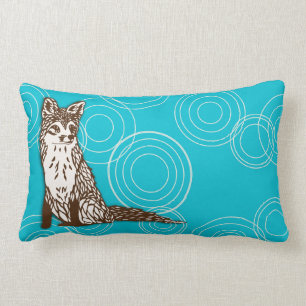 Coussin Rectangle Cercles rusés