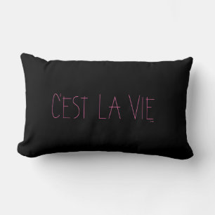 Coussin Rectangle C'est La Vie - C'est la Vie- Français