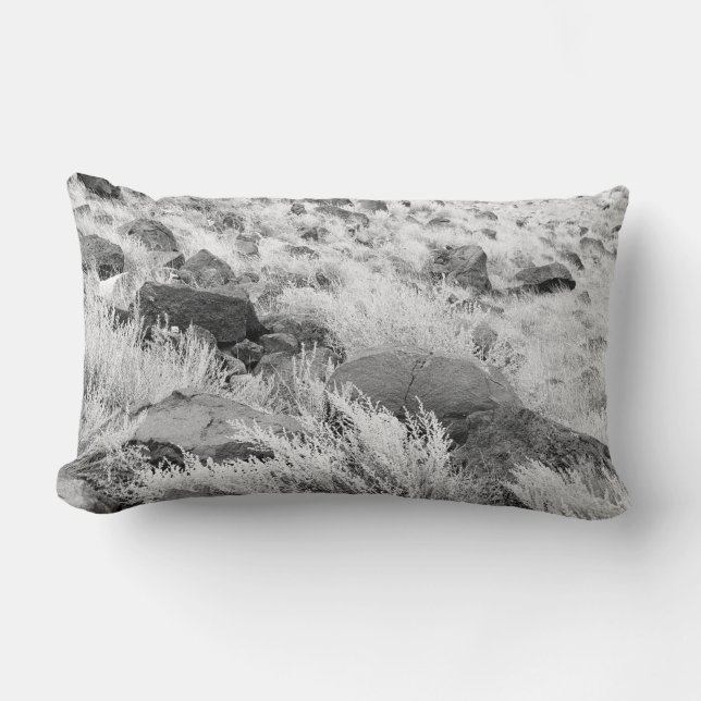 Coussin Rectangle Champ de basalte (Recto)