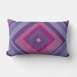 Coussin Rectangle champs de lavande de la passion pourpre diamant ar