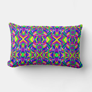 Coussin Rectangle Chaos coloré 9