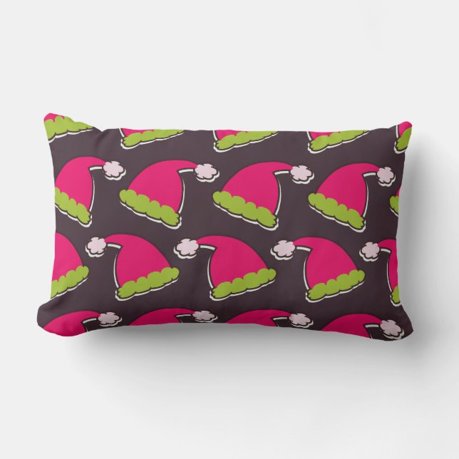 Coussin Rectangle chapeau de santa (Recto)