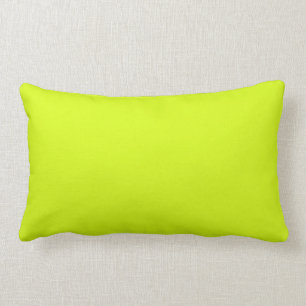 Coussin Rectangle Chartreuse Jaune (couleur unie)