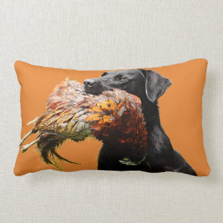 Coussin Rectangle Chasse d'oiseau de laboratoire