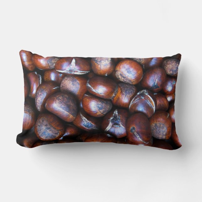 Coussin Rectangle Châtaignes (Recto)