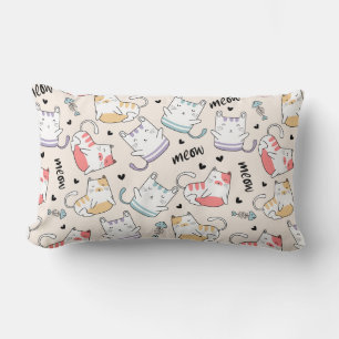 Coussin Rectangle Chats mignons