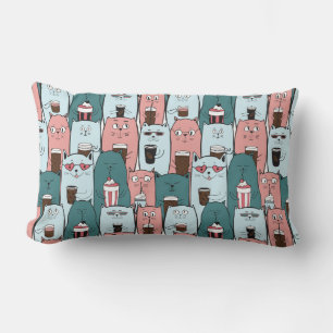 Coussin Rectangle Chats mignons