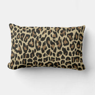 Coussin Rectangle Cheetah léopard Brown poster de animal lancer l'or