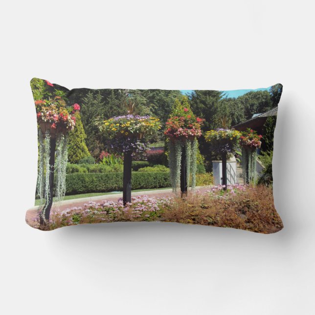 Coussin Rectangle Chemin de jardin (Recto)