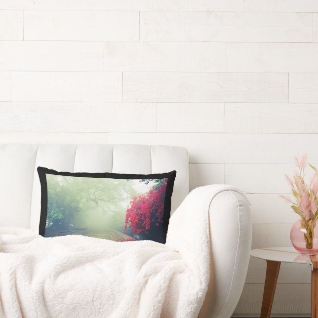 Coussin Rectangle Chemins de fer Misty Photo Pittoresque (Canapé)