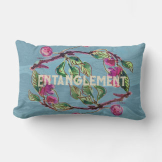 Coussin Rectangle Cherry Branch Entanglement