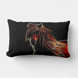 Coussin Rectangle Cheval Brown