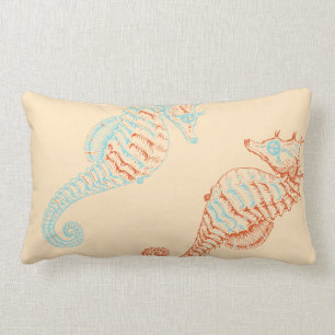 Coussin Rectangle Cheval de mer