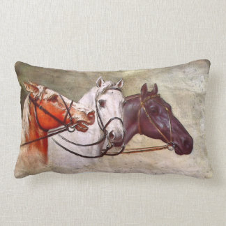 Coussin Rectangle Cheval Vintage équestre à thème