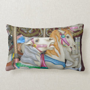 Coussin Rectangle Chevaux de carrousel