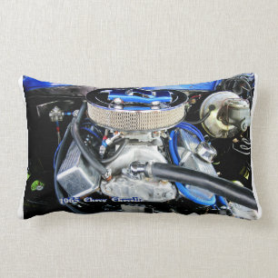 Coussin Rectangle Chevelle bleu 1965