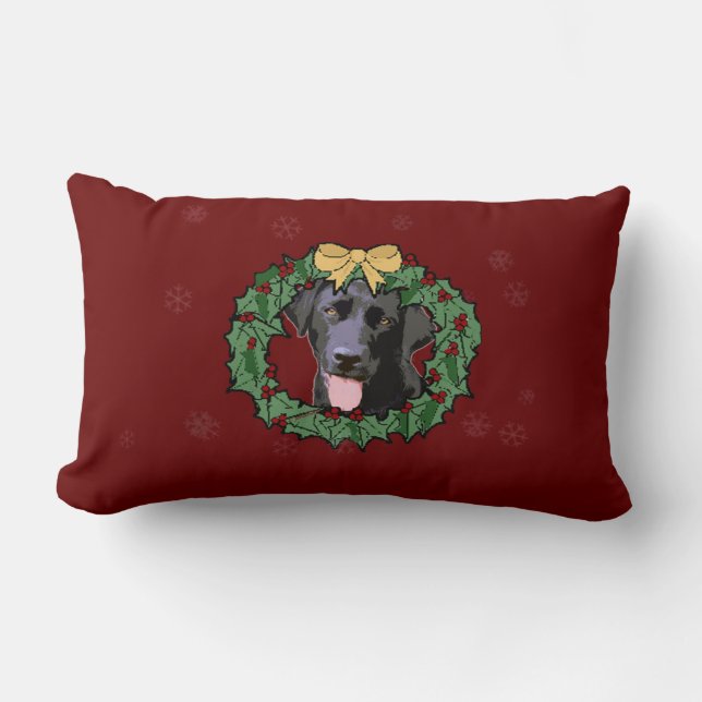 Coussin Rectangle Chien de labrador retriever : Chien de laboratoire (Recto)