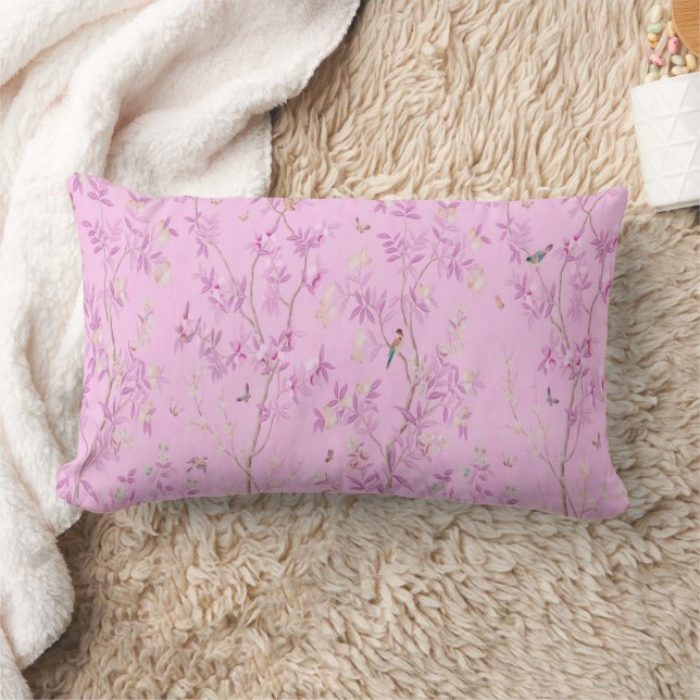 Coussin Rectangle Chinoiserie rose (Couverture)