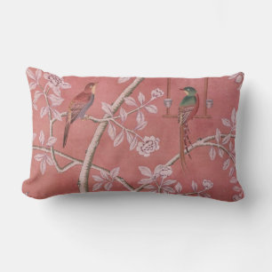 Coussin Rectangle Chinoiserie rose
