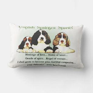 Coussin Rectangle Chiots espagnols Springer