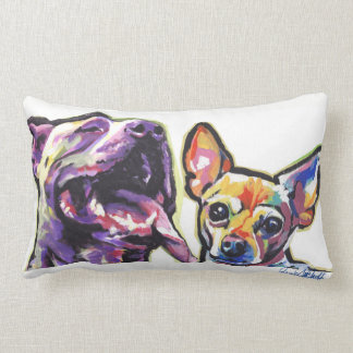 Coussin Rectangle Chiwawa de pitbull