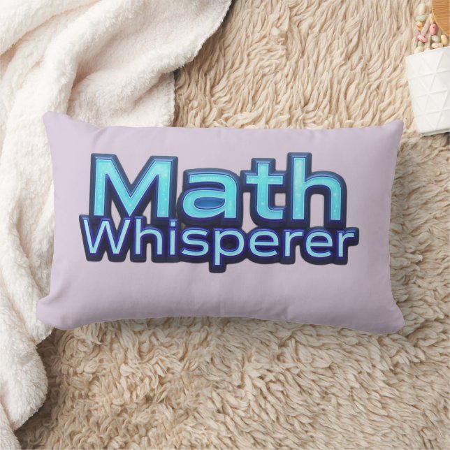 Coussin Rectangle Chuchoteur de maths (Couverture)