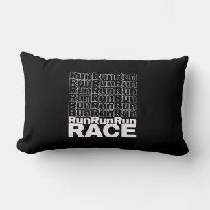Coussin Rectangle Citation de coureur motivé en formation - Course
