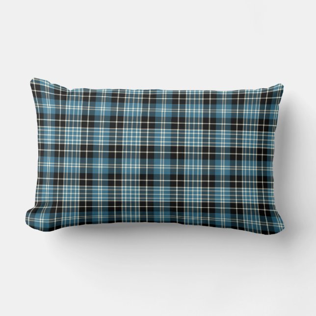 Coussin Rectangle Clan bleu clair Clark Clan Scottish Plaid (Recto)