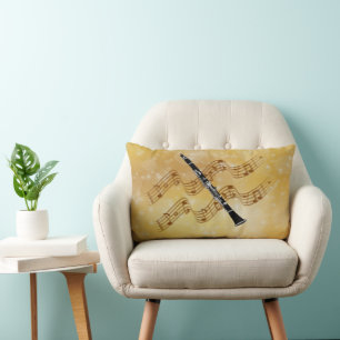 Coussin Rectangle Clarinet