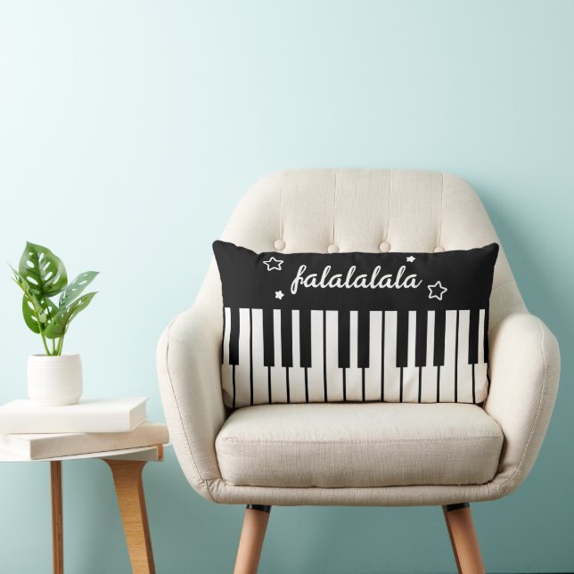 Coussin Rectangle Clavier Piano Cute Falalalala Music (Chaise)