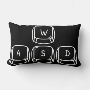 Coussin Rectangle Clavier W S A D Jeu
