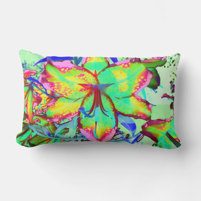 Coussin Rectangle Clé West Lily (Recto)