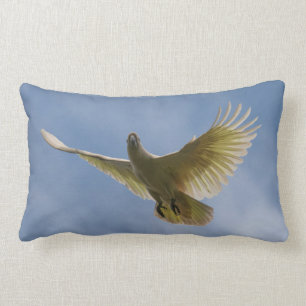 Coussin Rectangle Cockatoo Bird Parrot Animal Fly Sky Australie