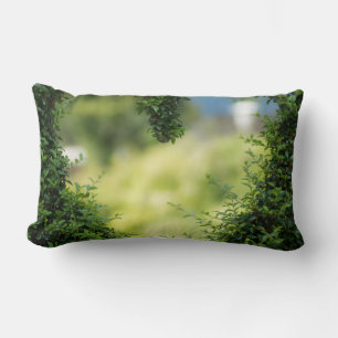 Coussin Rectangle Coeur Topiaire Vert
