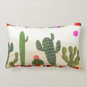 Coussin Rectangle Collection de cactus de Llamarama