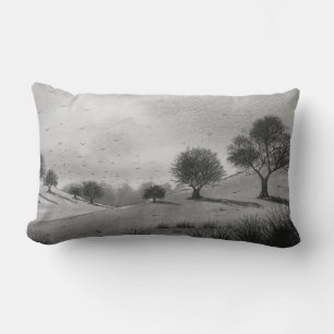 Coussin Rectangle collines pittoresques d'automne et paysage boisé