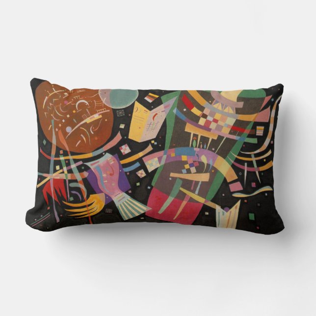 Coussin Rectangle Composition Abstraite Kandinsky X (Recto)