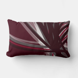 Coussin Rectangle Conception abstraite artistique bourguignonne mode