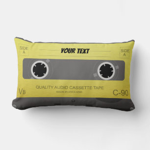 Coussin Rectangle Conception cool Retro cassette