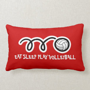 Coussin Rectangle Conception de carreau de volleyball