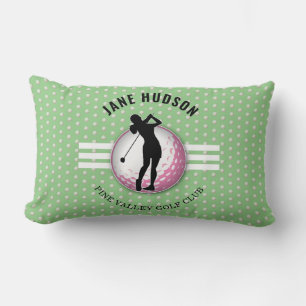 Coussin Rectangle Conception de golfeuse élégante pour femmes
